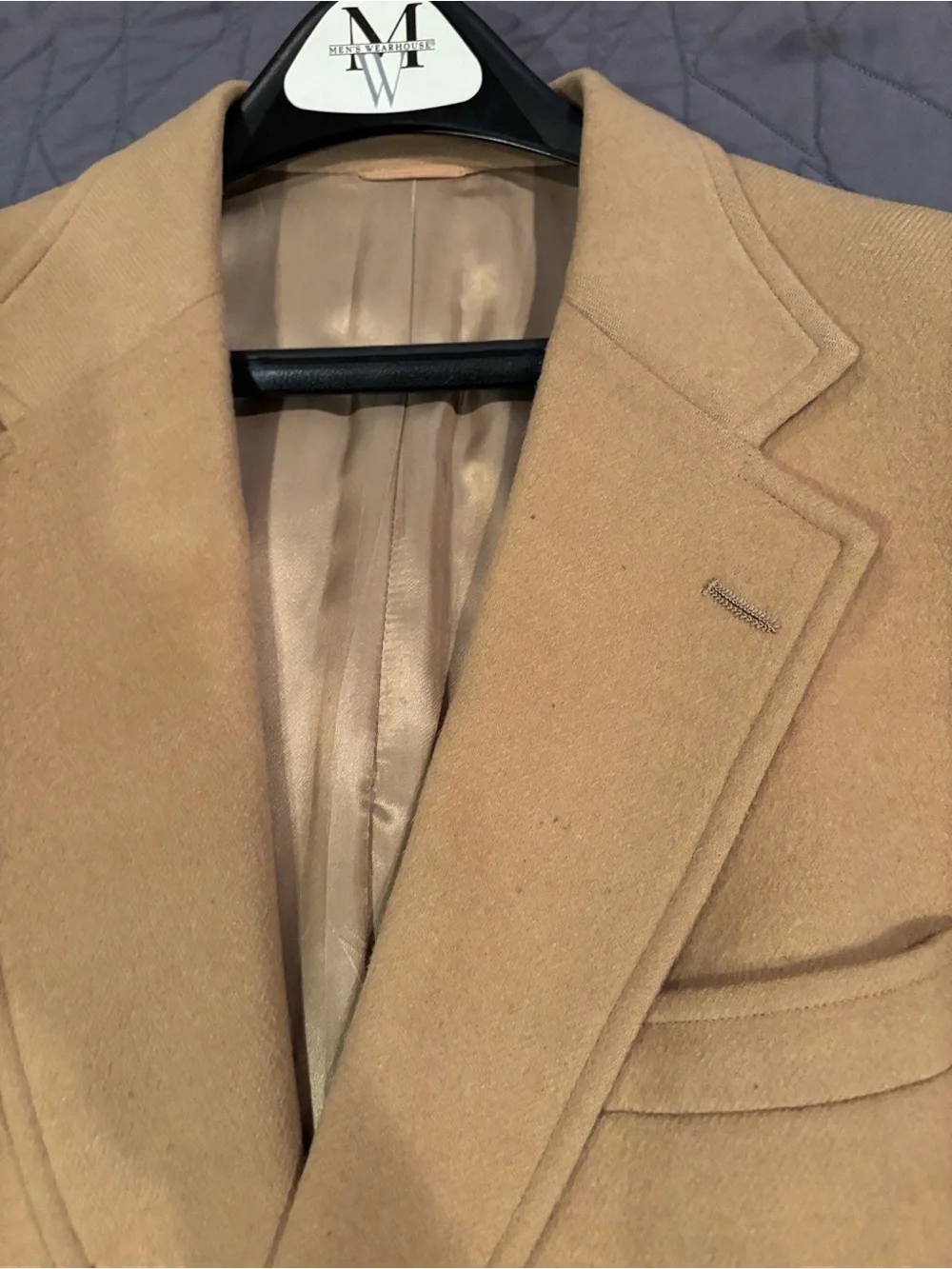 Vintage 1970s Littler Seattle Camel Wool Blazer Sport Coat German Made Flawed